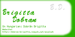 brigitta dobran business card